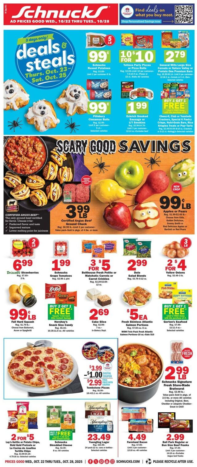 Catalogue Schnucks from 10/22/2025