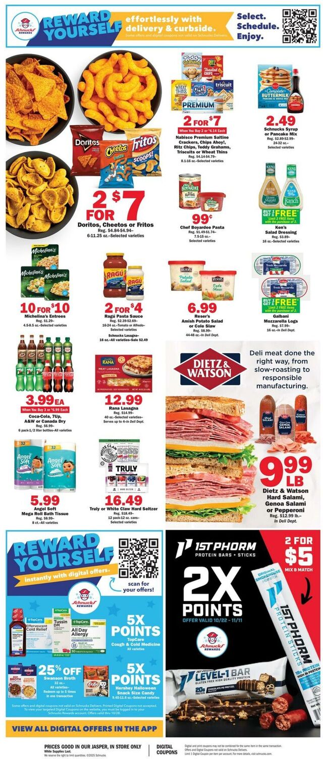 Catalogue Schnucks from 10/22/2025