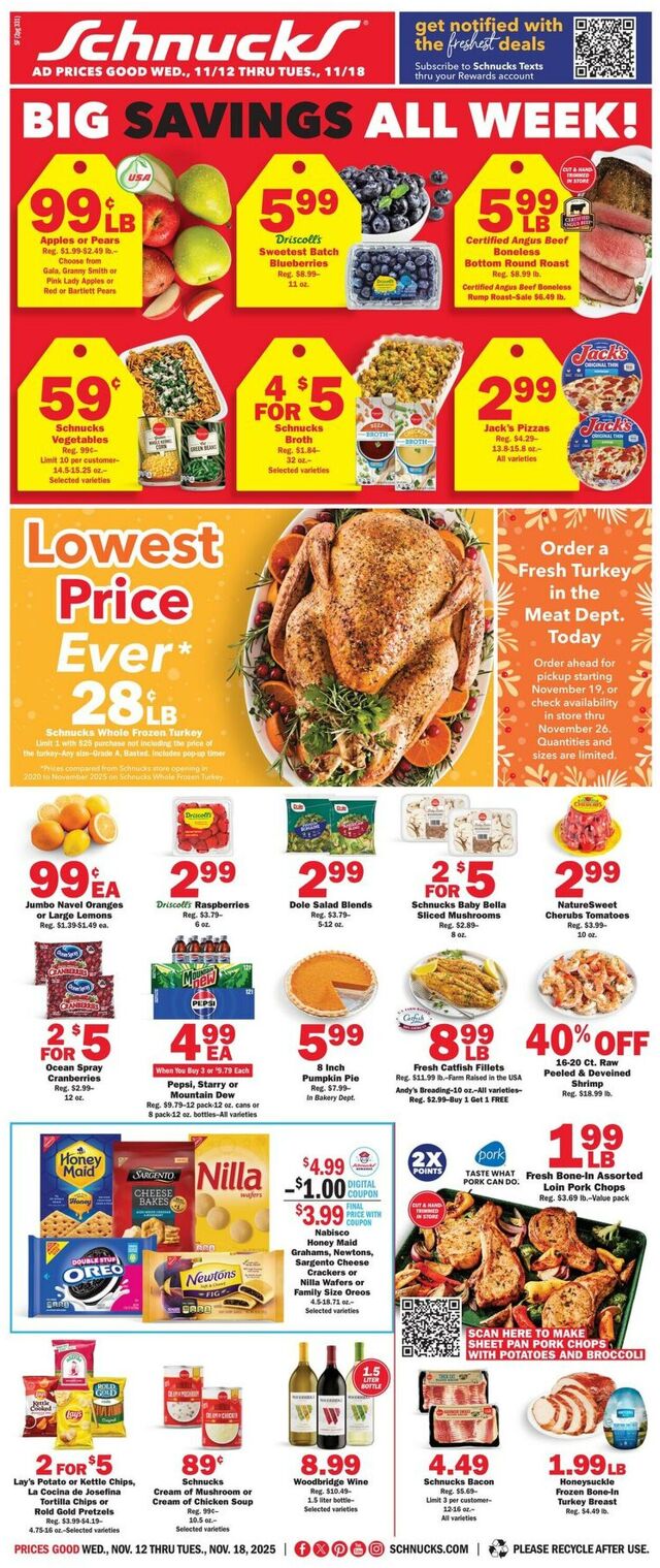 Catalogue Schnucks from 11/12/2025