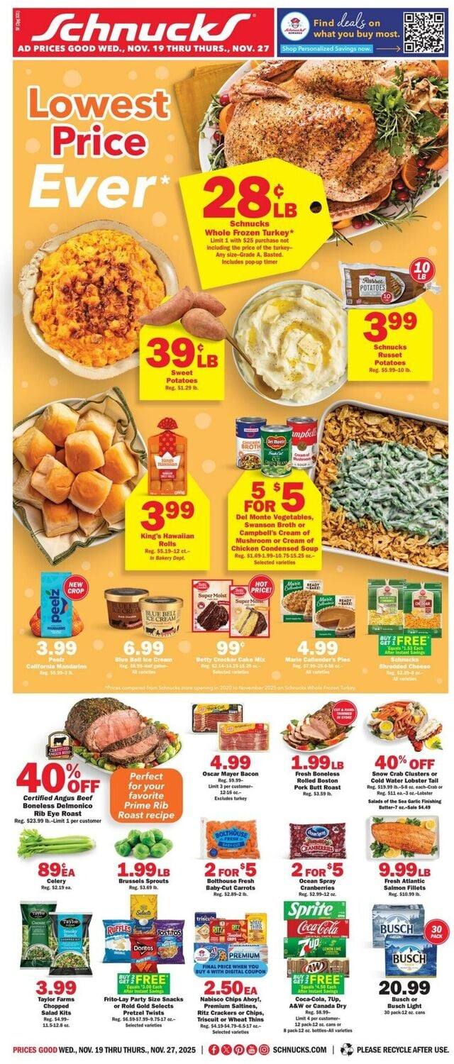 Catalogue Schnucks from 11/19/2025