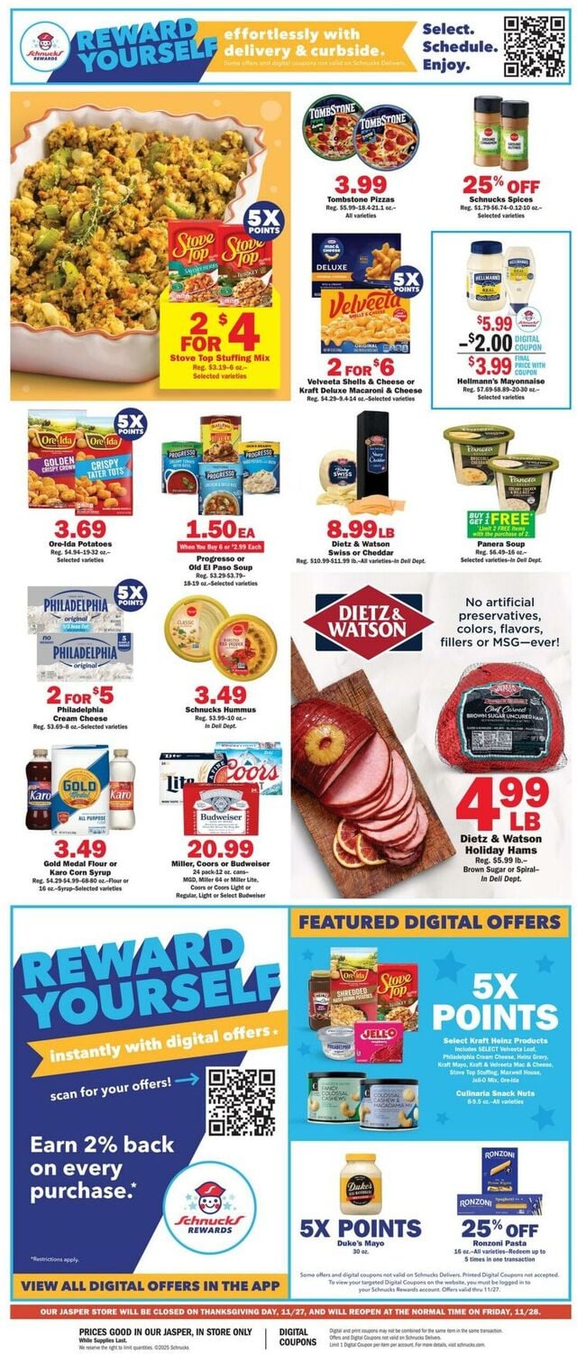 Catalogue Schnucks from 11/19/2025