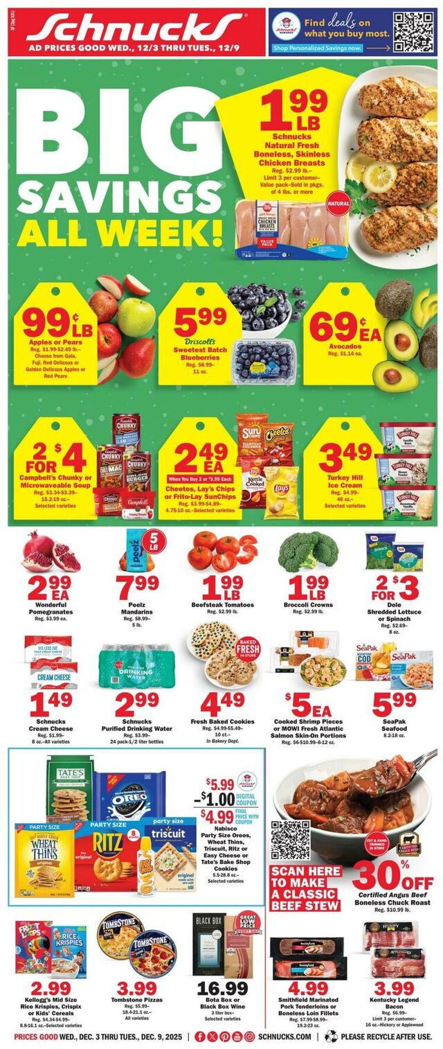 Catalogue Schnucks from 12/03/2025