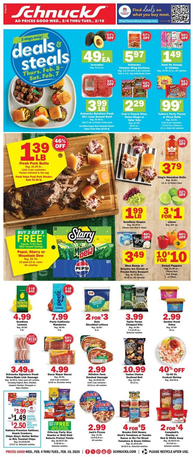 Catalogue Schnucks from 02/04/2026
