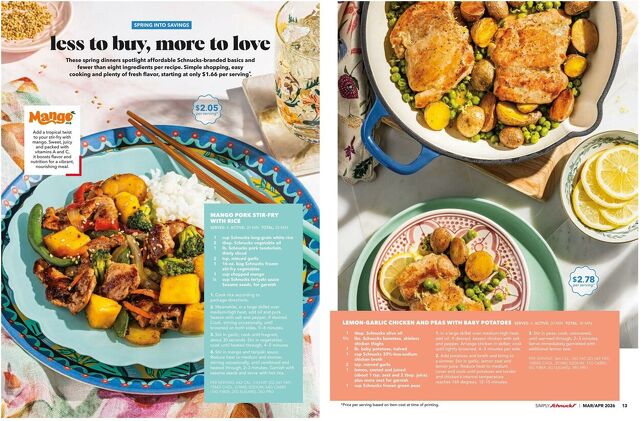 Catalogue Schnucks from 03/01/2026