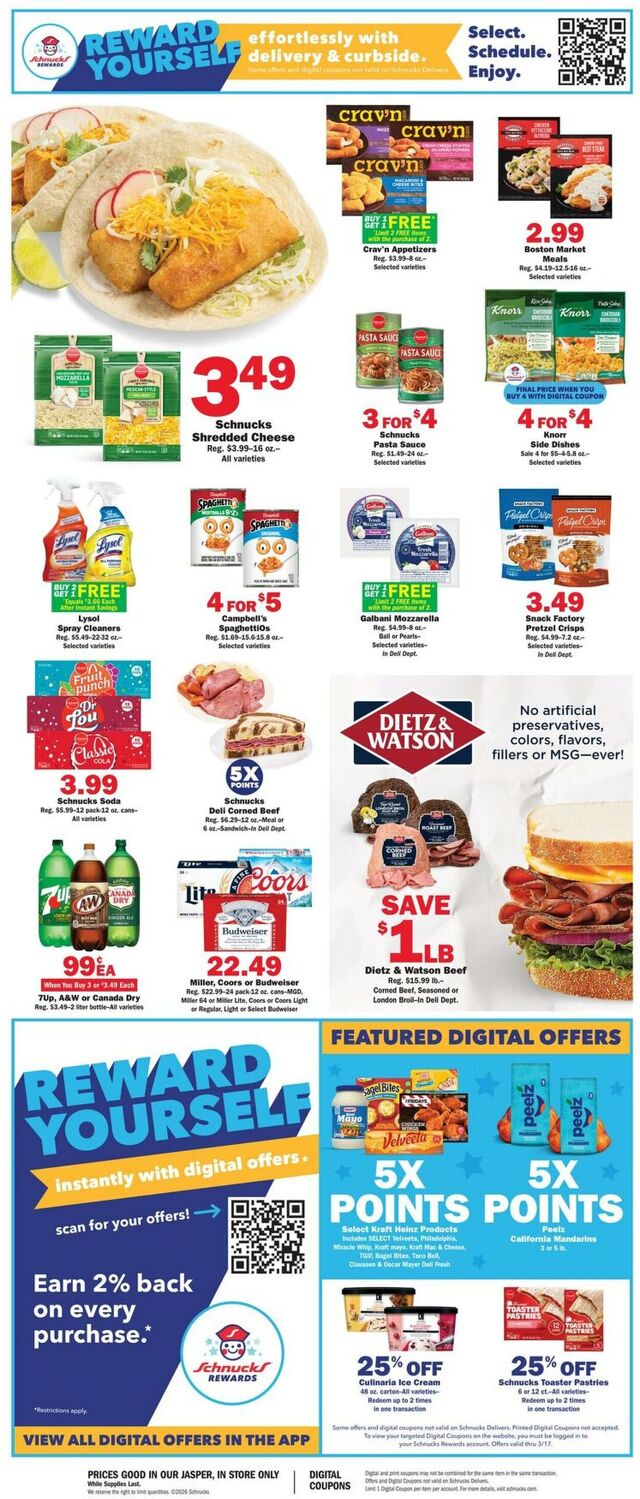 Catalogue Schnucks from 03/11/2026