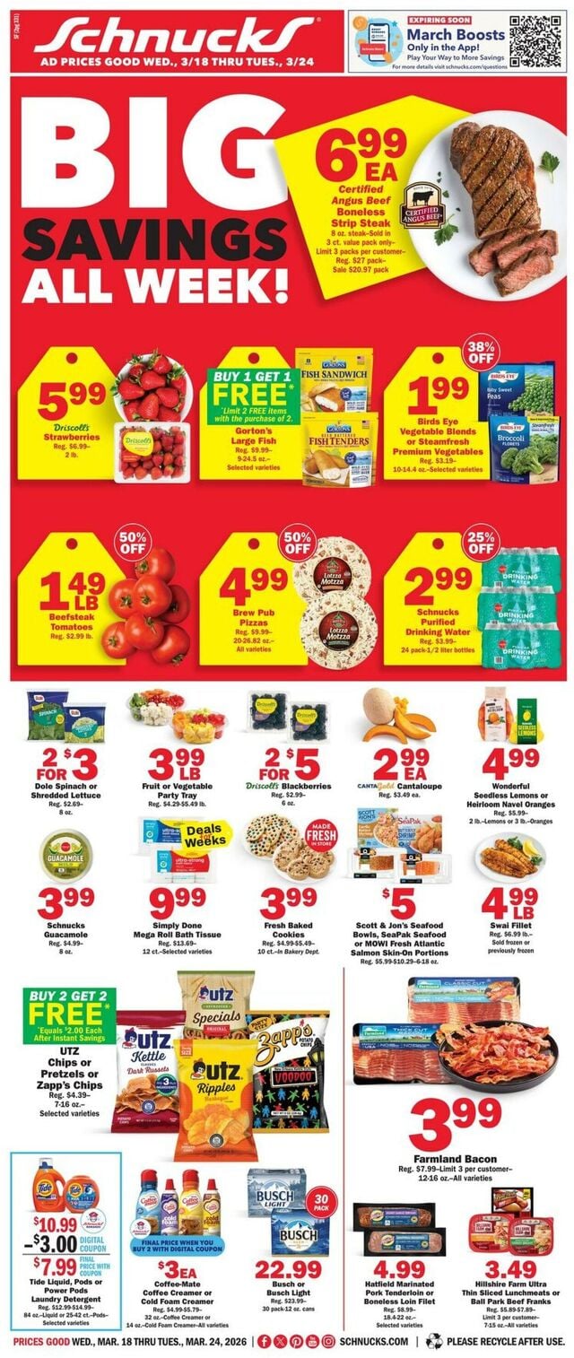 Catalogue Schnucks from 03/18/2026