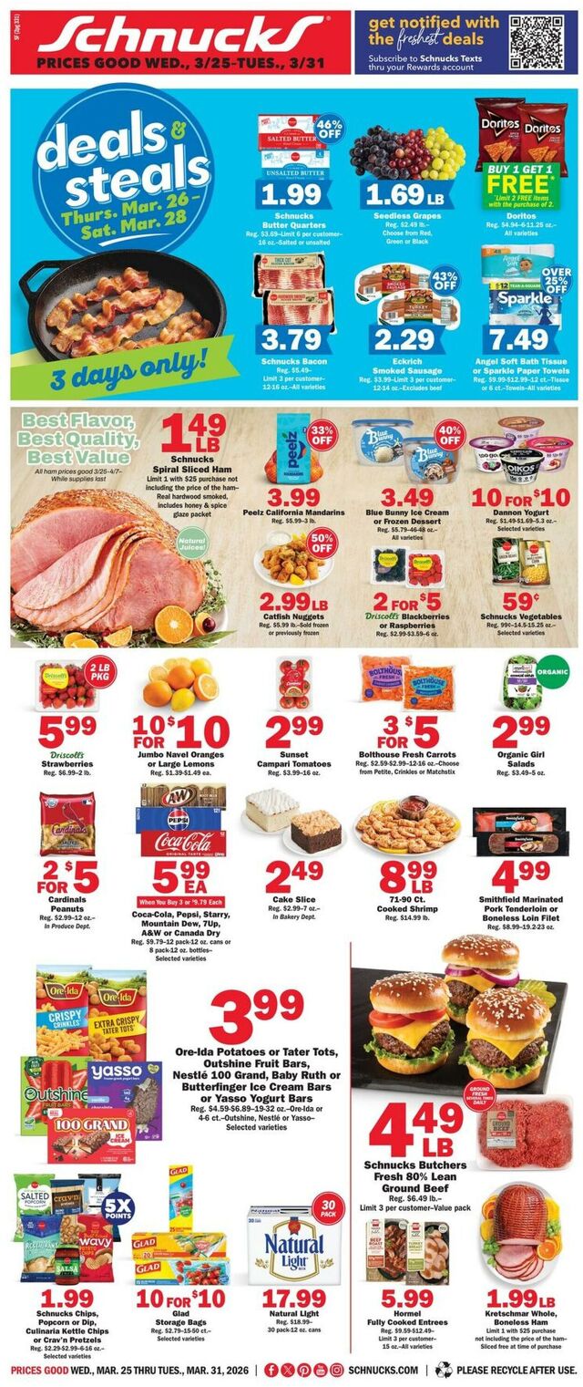 Catalogue Schnucks from 03/25/2026