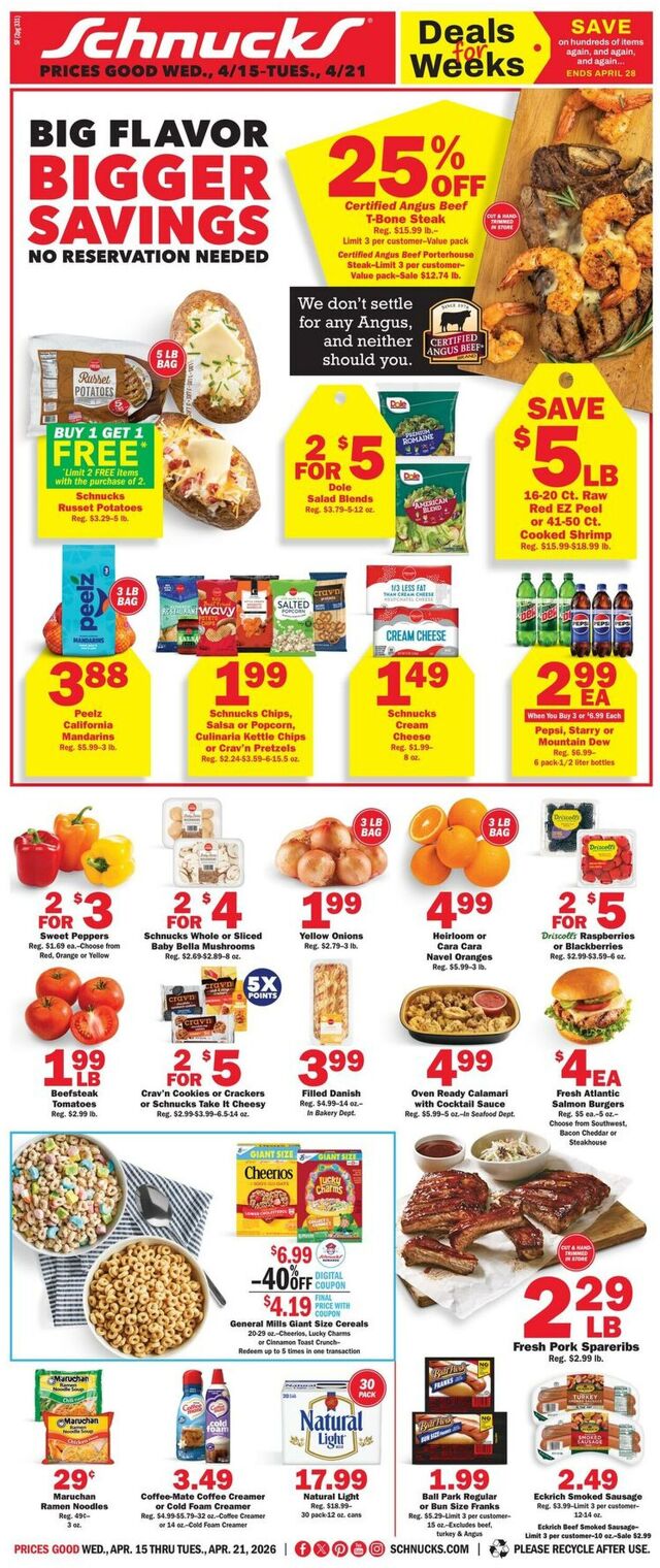 Catalogue Schnucks from 04/15/2026