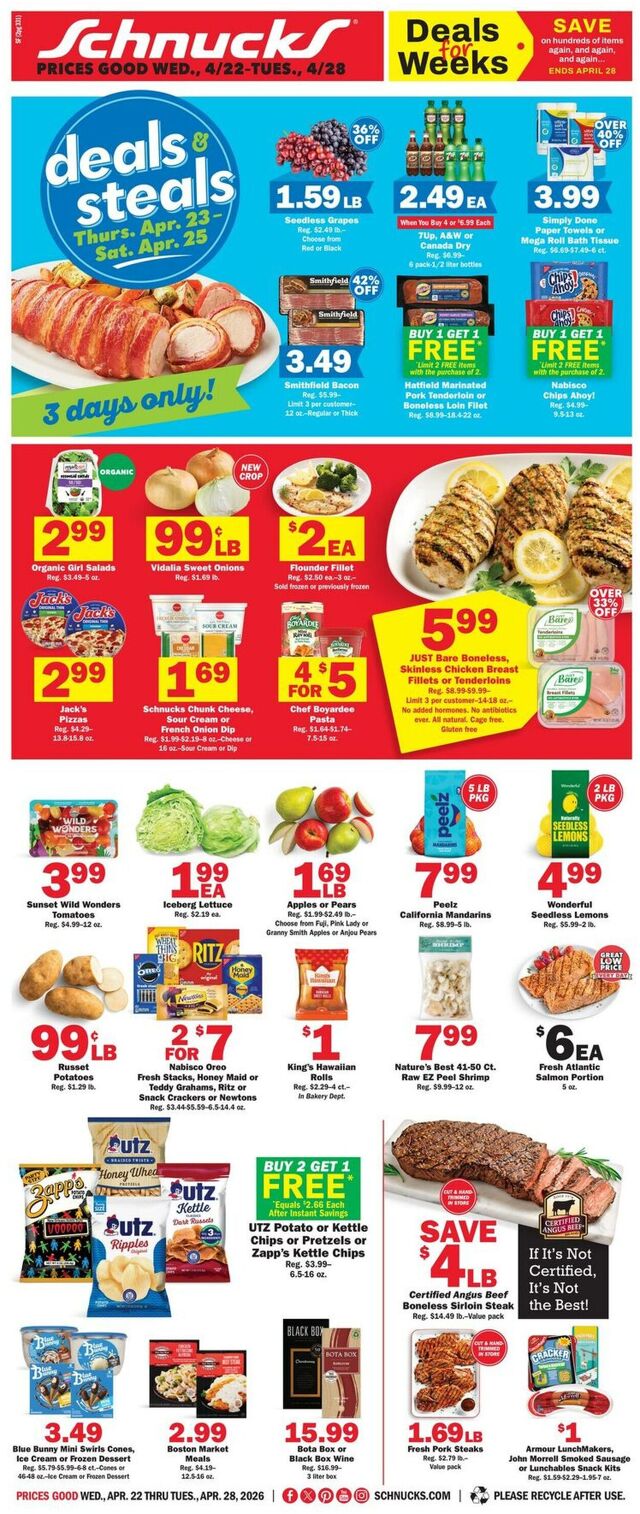 Catalogue Schnucks from 04/22/2026