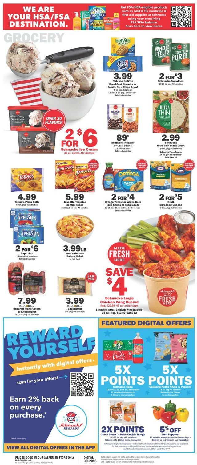 Catalogue Schnucks from 09/13/2023
