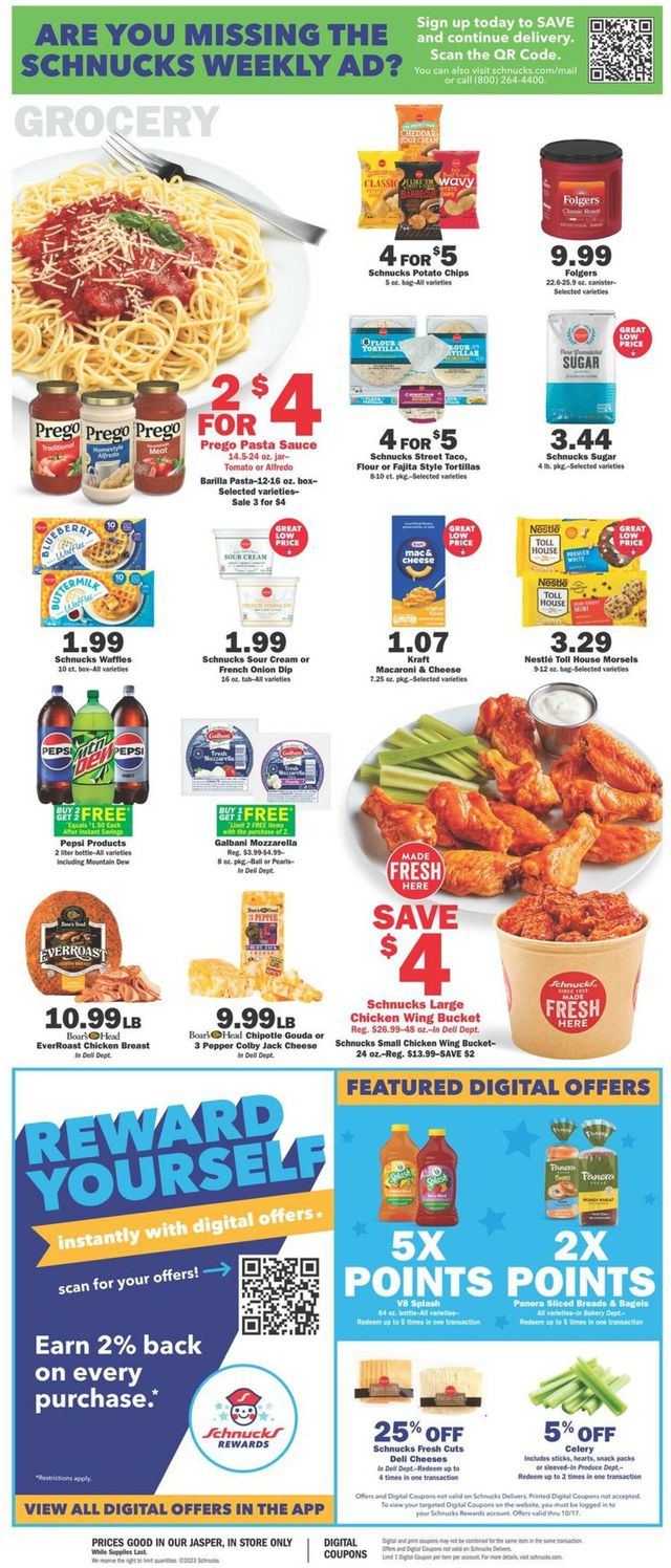 Catalogue Schnucks from 10/11/2023