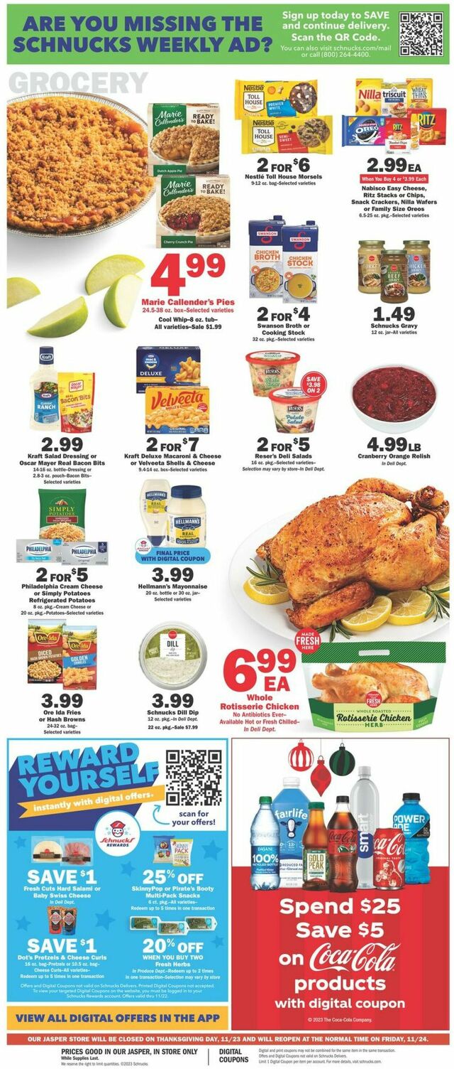 Catalogue Schnucks from 11/15/2023