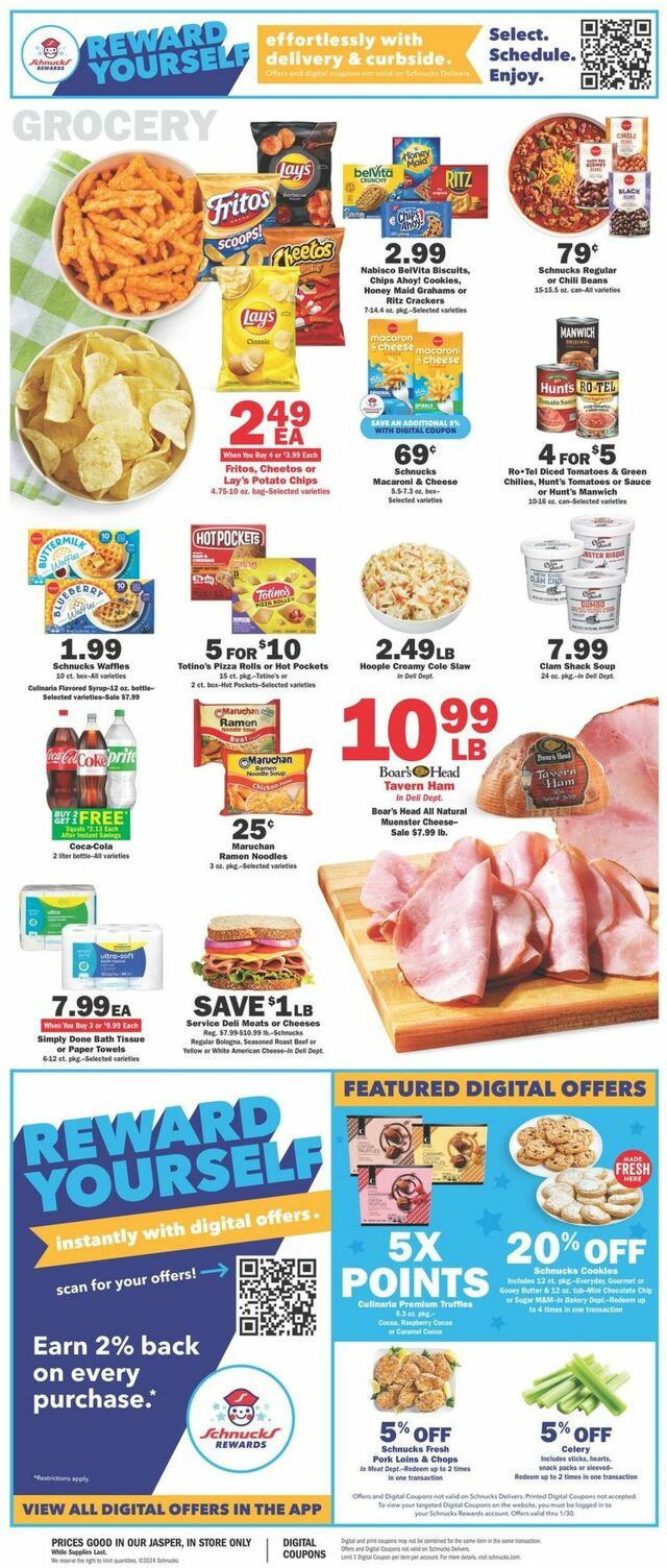 Catalogue Schnucks from 01/24/2024