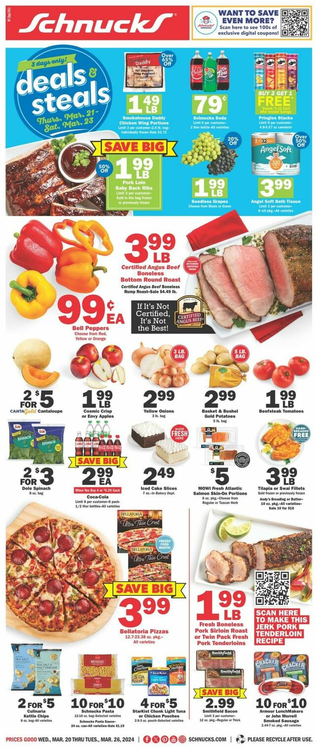 Catalogue Schnucks from 03/20/2024