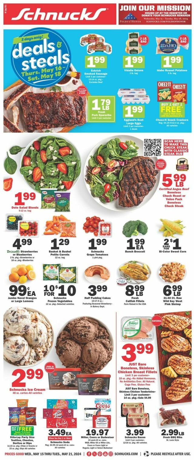 Catalogue Schnucks from 05/15/2024
