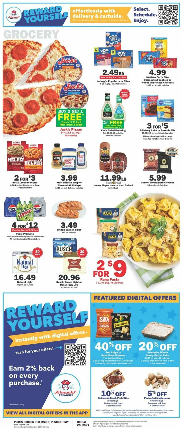 Catalogue Schnucks from 05/15/2024