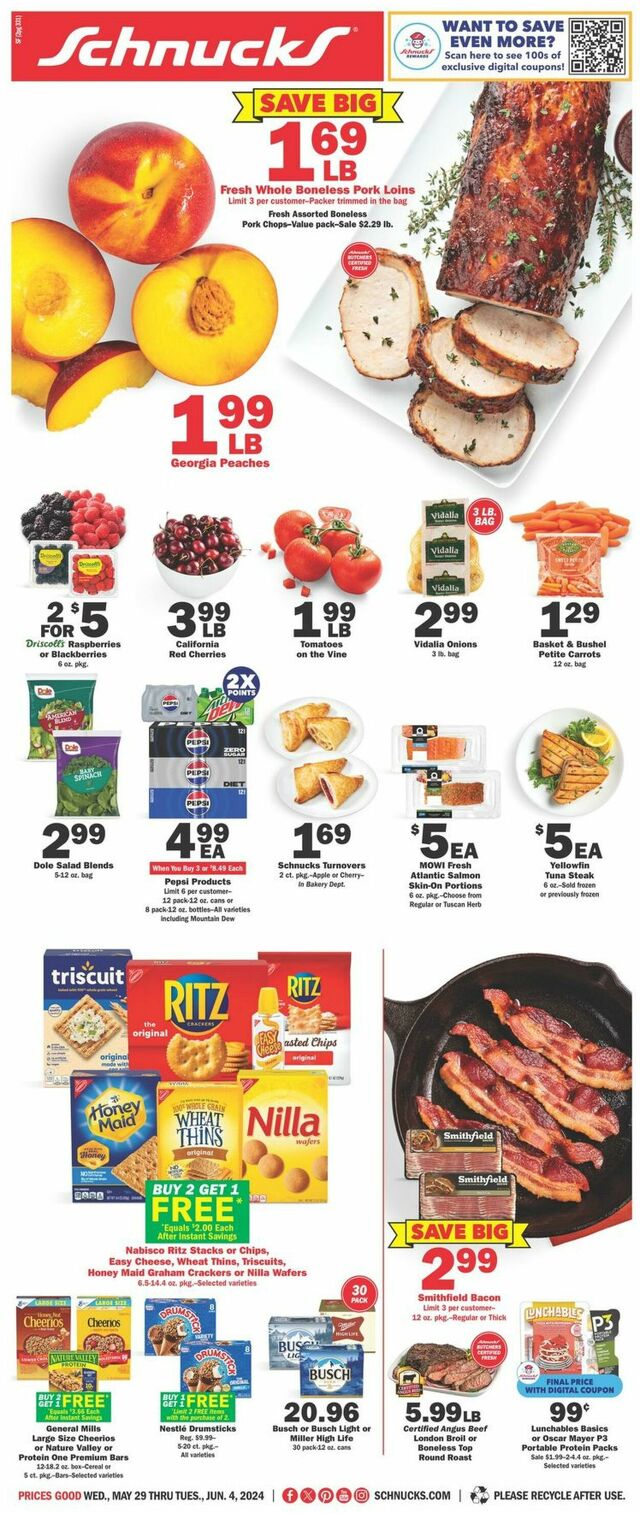 Catalogue Schnucks from 05/29/2024