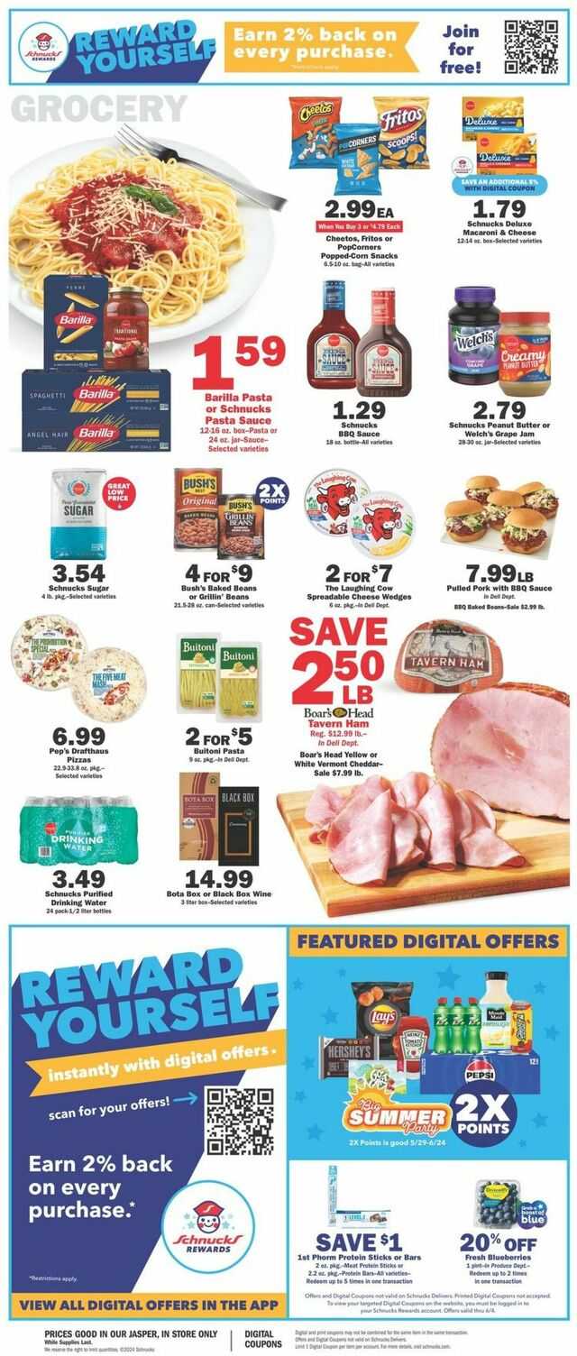 Catalogue Schnucks from 05/29/2024