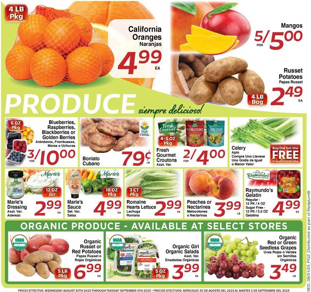 Catalogue Sedano's from 08/30/2023