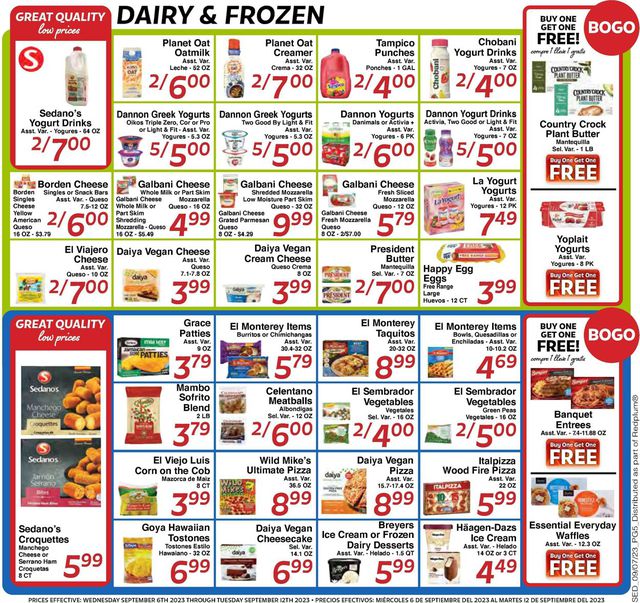 Catalogue Sedano's from 09/06/2023