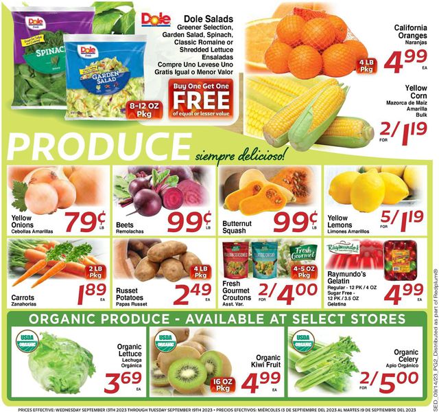 Catalogue Sedano's from 09/13/2023