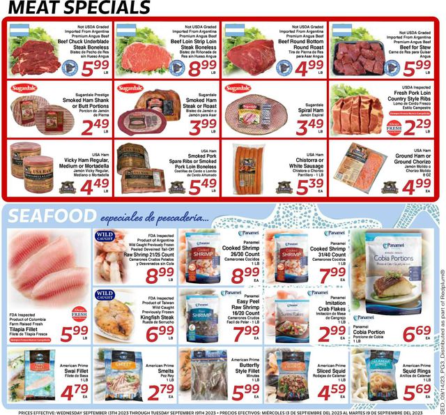 Catalogue Sedano's from 09/13/2023