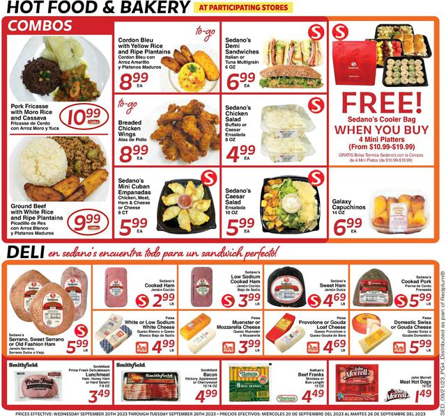 Catalogue Sedano's from 09/20/2023