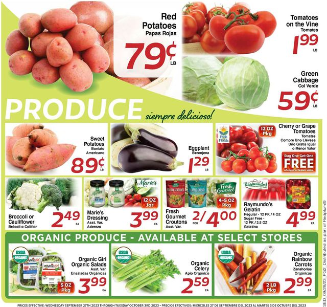 Catalogue Sedano's from 09/27/2023