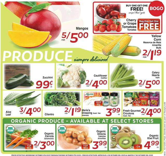 Catalogue Sedano's from 10/11/2023