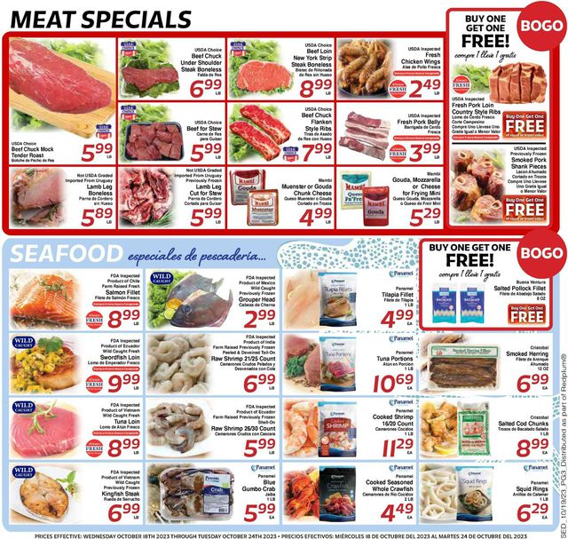 Catalogue Sedano's from 10/18/2023