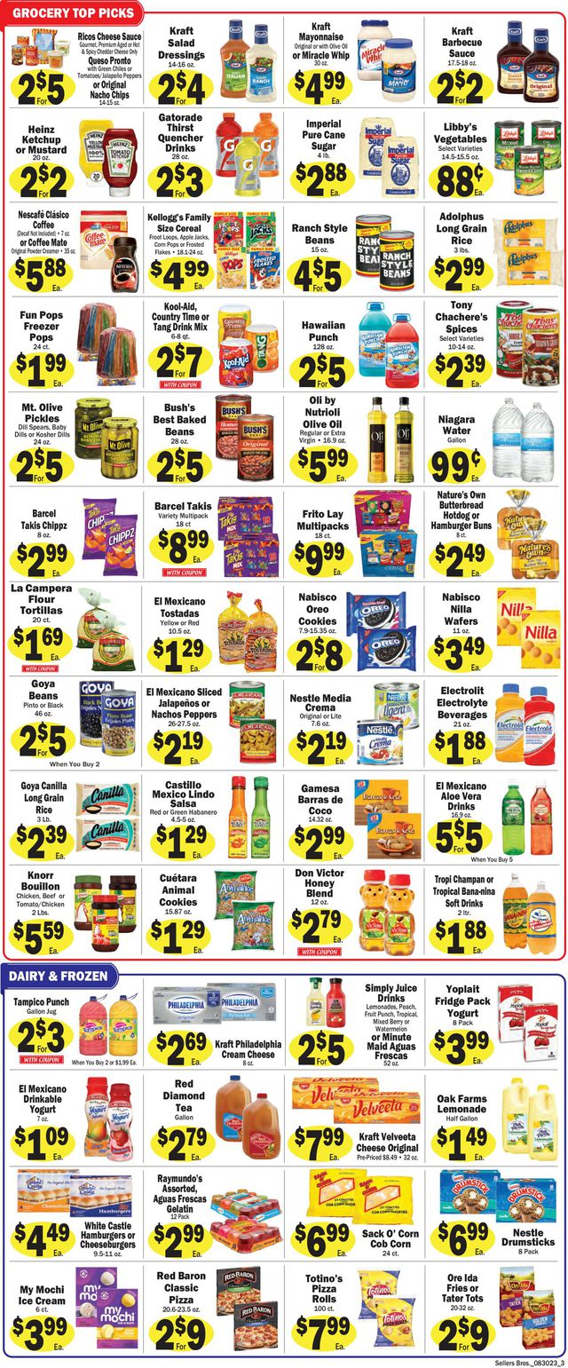 Catalogue Sellers Bros. from 08/30/2023