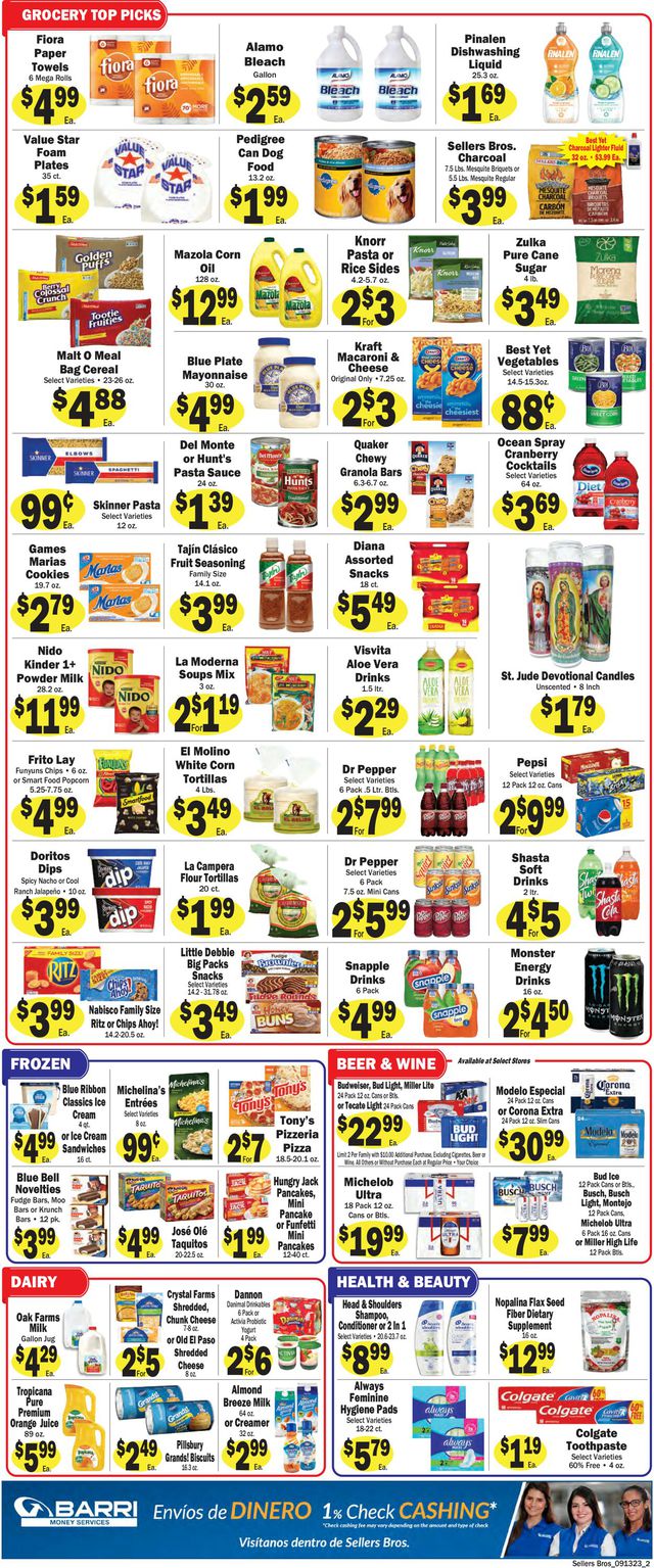 Catalogue Sellers Bros. from 09/13/2023