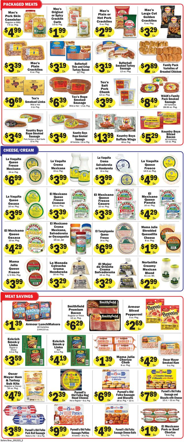 Catalogue Sellers Bros. from 09/13/2023