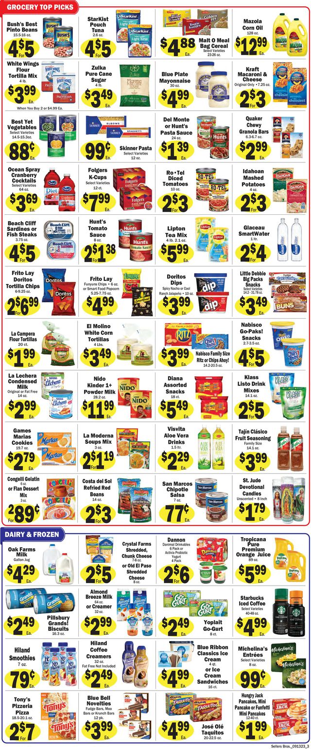 Catalogue Sellers Bros. from 09/13/2023