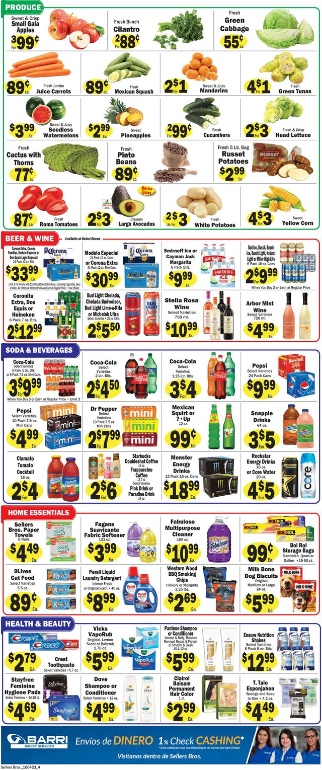 Catalogue Sellers Bros. from 10/04/2023