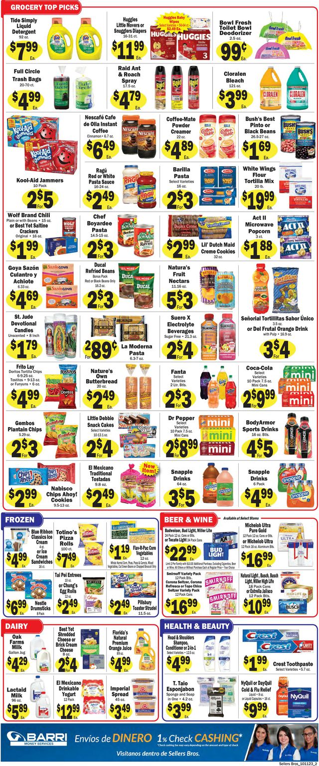 Catalogue Sellers Bros. from 10/11/2023