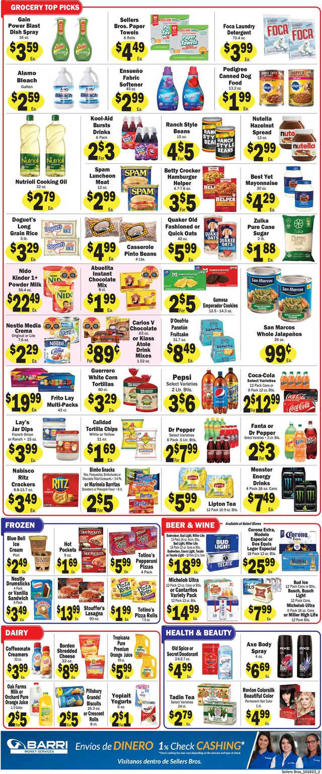 Catalogue Sellers Bros. from 10/18/2023