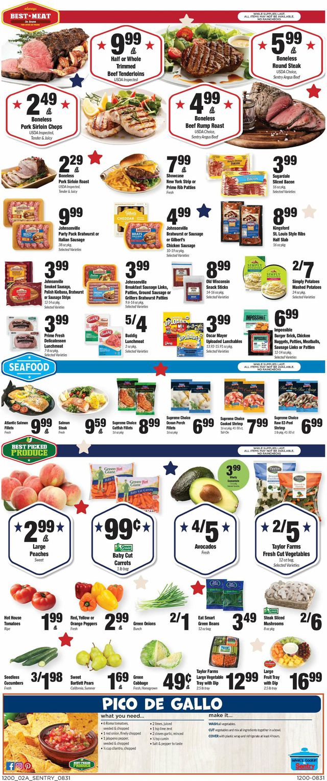 Catalogue Sentry from 08/31/2023