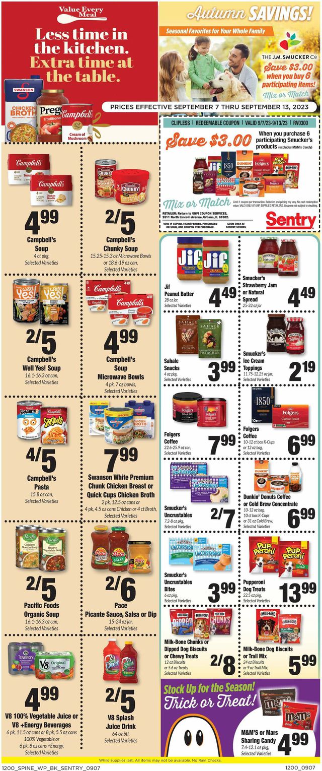 Catalogue Sentry from 09/07/2023