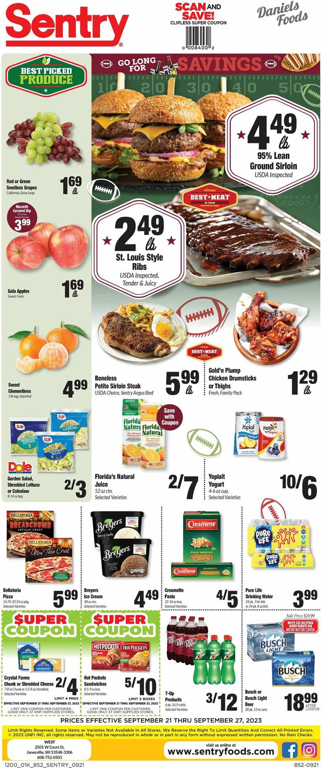 Catalogue Sentry from 09/21/2023