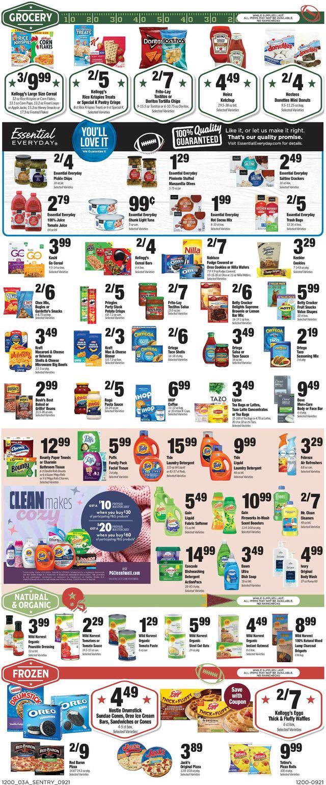 Catalogue Sentry from 09/21/2023