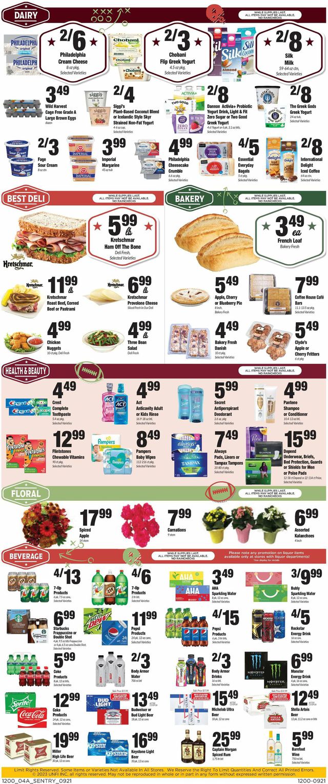 Catalogue Sentry from 09/21/2023