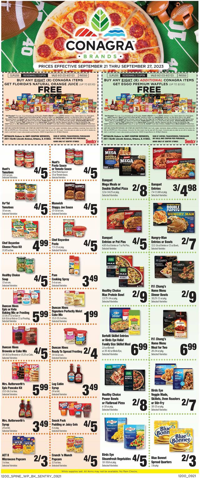 Catalogue Sentry from 09/21/2023