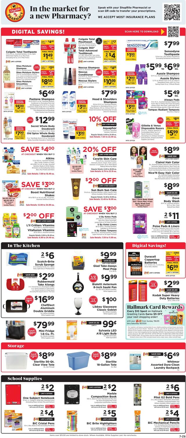 Catalogue ShopRite from 07/10/2025