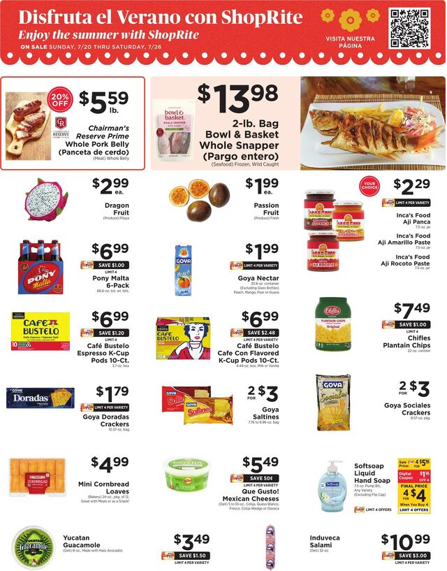 Catalogue ShopRite from 07/17/2025