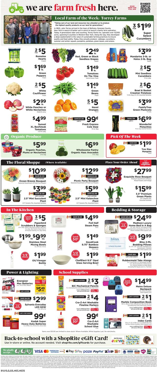 Catalogue ShopRite from 07/24/2025