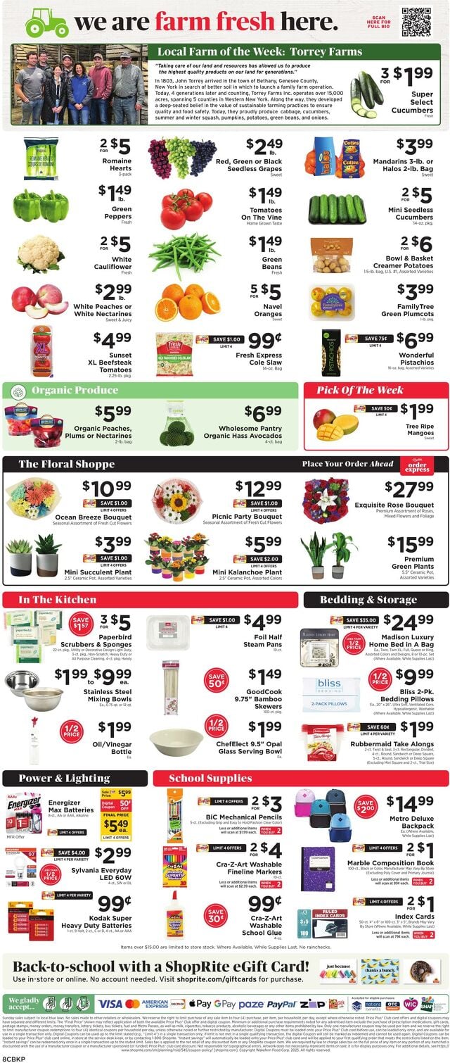 Catalogue ShopRite from 07/24/2025