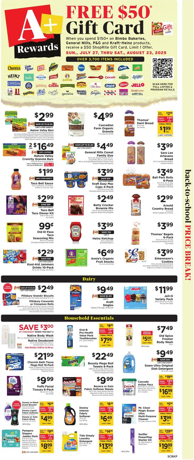 Catalogue ShopRite from 07/31/2025