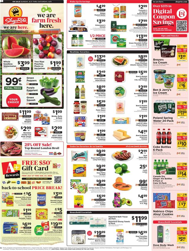 Catalogue ShopRite from 07/31/2025