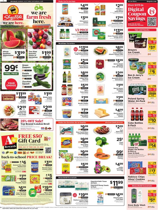 Catalogue ShopRite from 07/31/2025